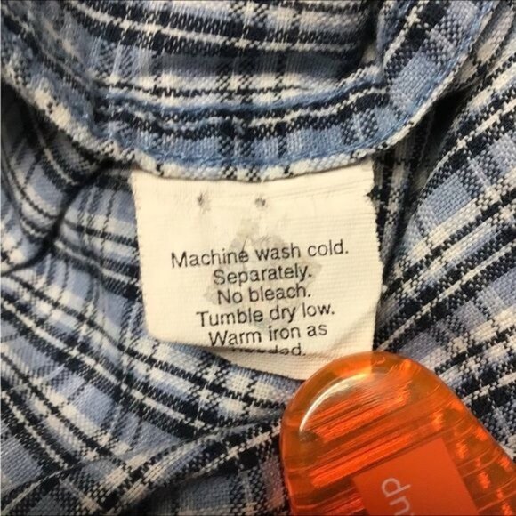 J.Crew Mens XL Plaid Button-Down Shirt Blue/Gray Checked Pattern 100% Cotton - Picture 6 of 6